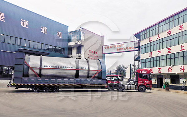 進(jìn)出渣烘干設(shè)備運輸現(xiàn)場